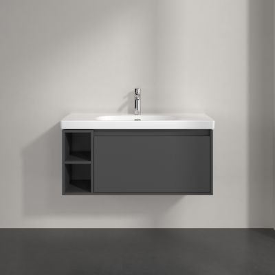 Villeroy & Boch Skyla szafka 97,2x43,9x43,6 cm podumywalkowa wisząca Graphite C79000VR