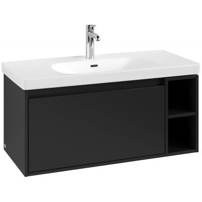 Villeroy & Boch Skyla szafka 97,2x43,9x43,6 cm podumywalkowa wisząca Volcano Black C79100VL