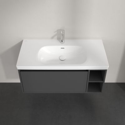 Villeroy & Boch Skyla szafka 97,2x43,9x43,6 cm podumywalkowa wisząca Graphite C79100VR