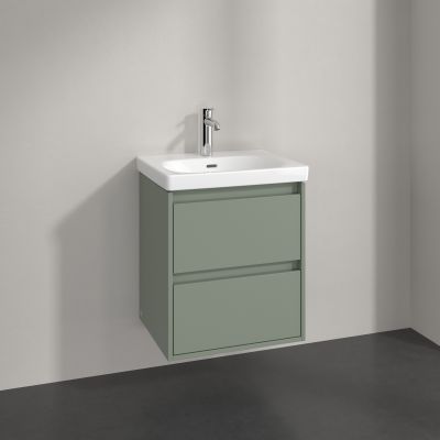 Villeroy & Boch Skyla szafka 52,2x42,4x59,6 cm podumywalkowa wisząca Soft Green C79300AF