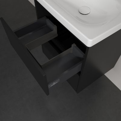 Villeroy & Boch Skyla szafka 52,2x42,4x59,6 cm podumywalkowa wisząca Volcano Black C79300VL