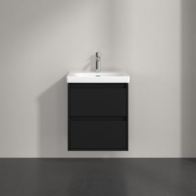 Villeroy & Boch Skyla szafka 52,2x42,4x59,6 cm podumywalkowa wisząca Volcano Black C79300VL