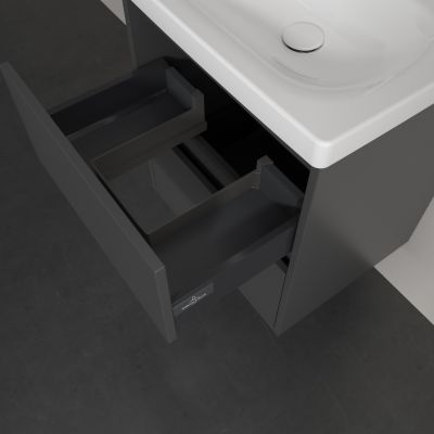 Villeroy & Boch Skyla szafka 52,2x42,4x59,6 cm podumywalkowa wisząca Graphite C79300VR