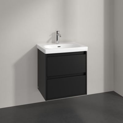 Villeroy & Boch Skyla szafka 57,2x43,9x59,6 cm podumywalkowa wisząca Volcano Black C79400VL