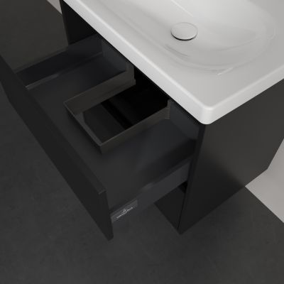 Villeroy & Boch Skyla szafka 62,2x43,9x59,6 cm podumywalkowa wisząca Volcano Black C79500VL