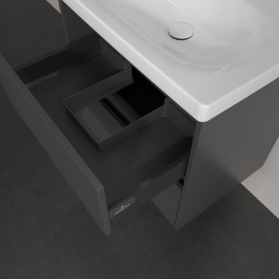 Villeroy & Boch Skyla szafka 62,2x43,9x59,6 cm podumywalkowa wisząca Graphite C79500VR