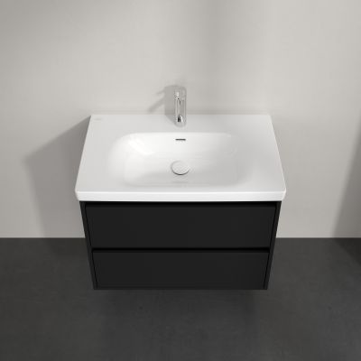 Villeroy & Boch Skyla szafka 77,2x43,9x59,6 cm podumywalkowa wisząca Volcano Black C79600VL