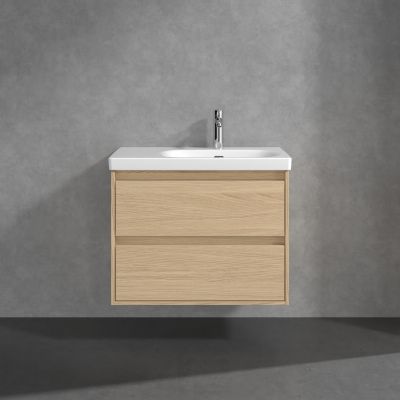 Villeroy & Boch Skyla szafka 77,2x43,9x59,6 cm podumywalkowa wisząca prawa Nordic Oak C79700VJ