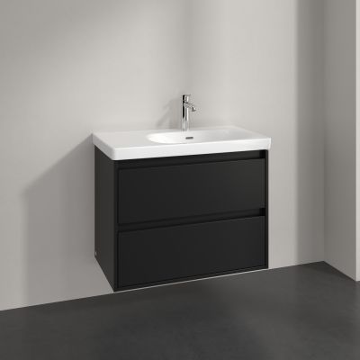 Villeroy & Boch Skyla szafka 77,2x43,9x59,6 cm podumywalkowa wisząca Volcano Black C79700VL