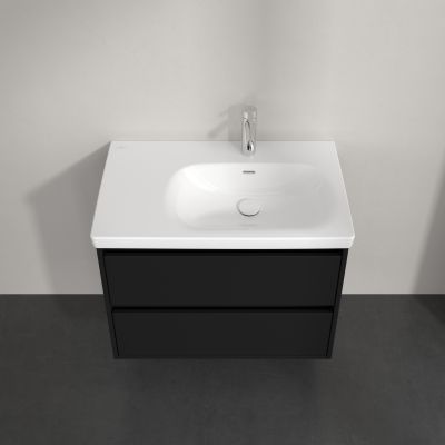 Villeroy & Boch Skyla szafka 77,2x43,9x59,6 cm podumywalkowa wisząca Volcano Black C79700VL