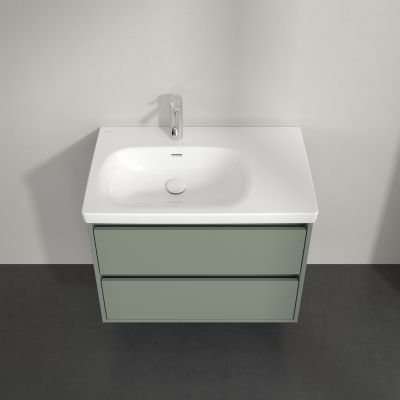 Villeroy & Boch Skyla szafka 77,2x43,9x59,6 cm podumywalkowa wisząca lewa Soft Green C79800AF