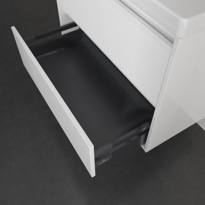 Villeroy & Boch Skyla szafka 77,2x43,9x59,6 cm podumywalkowa wisząca lewa Brilliant White C79800VE