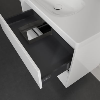 Villeroy & Boch Skyla szafka 77,2x43,9x59,6 cm podumywalkowa wisząca lewa Brilliant White C79800VE