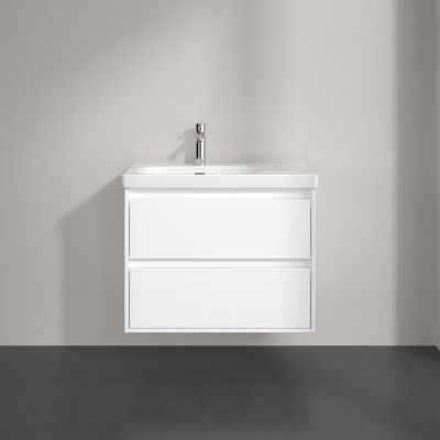 Villeroy & Boch Skyla szafka 77,2x43,9x59,6 cm podumywalkowa wisząca lewa Brilliant White C79800VE