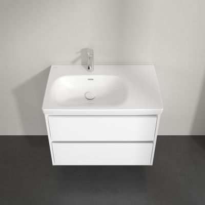 Villeroy & Boch Skyla szafka 77,2x43,9x59,6 cm podumywalkowa wisząca lewa Brilliant White C79800VE