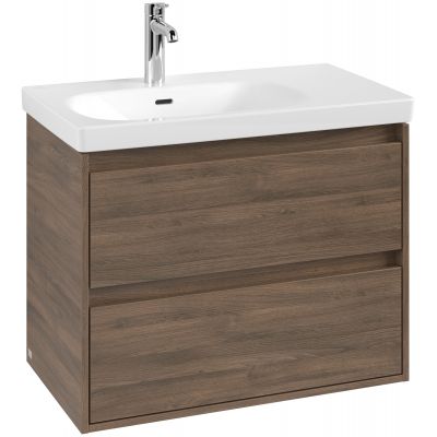 Villeroy & Boch Skyla szafka 77,2x43,9x59,6 cm podumywalkowa wisząca lewa Arizona Oak C79800VH