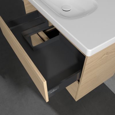 Villeroy & Boch Skyla szafka 77,2x43,9x59,6 cm podumywalkowa wisząca lewa Nordic Oak C79800VJ