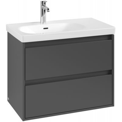 Villeroy & Boch Skyla szafka 77,2x43,9x59,6 cm podumywalkowa wisząca lewa Graphite C79800VR
