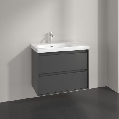 Villeroy & Boch Skyla szafka 77,2x43,9x59,6 cm podumywalkowa wisząca lewa Graphite C79800VR