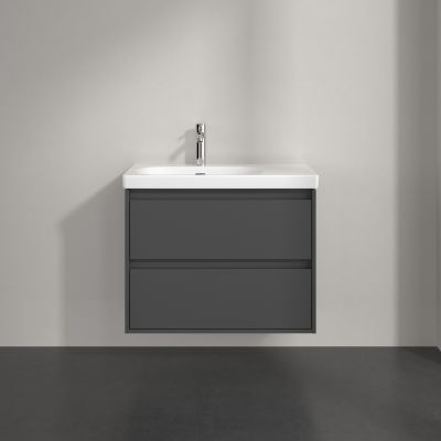 Villeroy & Boch Skyla szafka 77,2x43,9x59,6 cm podumywalkowa wisząca lewa Graphite C79800VR