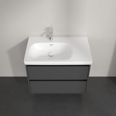 Villeroy & Boch Skyla szafka 77,2x43,9x59,6 cm podumywalkowa wisząca lewa Graphite C79800VR