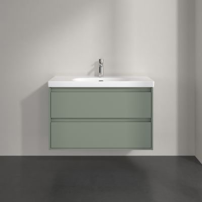 Villeroy & Boch Skyla szafka 97,2x43,9x59,6 cm podumywalkowa wisząca Soft Green C79900AF