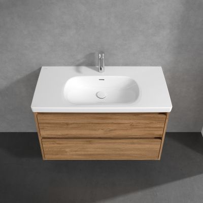 Villeroy & Boch Skyla szafka 97,2x43,9x59,6 cm podumywalkowa wisząca Oak Kansas C79900RH