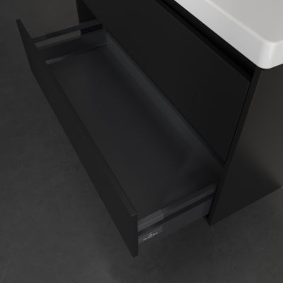 Villeroy & Boch Skyla szafka 97,2x43,9x59,6 cm podumywalkowa wisząca Volcano Black C79900VL