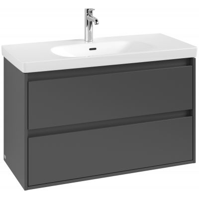 Villeroy & Boch Skyla szafka 97,2x43,9x59,6 cm podumywalkowa wisząca Graphite C79900VR
