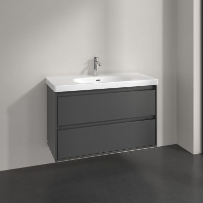 Villeroy & Boch Skyla szafka 97,2x43,9x59,6 cm podumywalkowa wisząca Graphite C79900VR