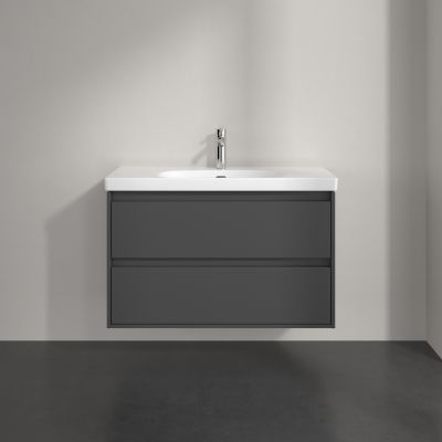 Villeroy & Boch Skyla szafka 97,2x43,9x59,6 cm podumywalkowa wisząca Graphite C79900VR