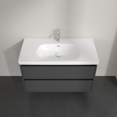 Villeroy & Boch Skyla szafka 97,2x43,9x59,6 cm podumywalkowa wisząca Graphite C79900VR