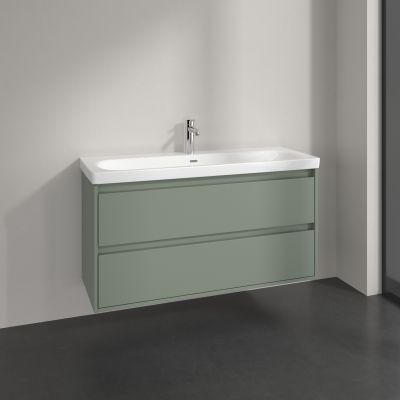 Villeroy & Boch Skyla szafka 117,2x43,9x59,6 cm podumywalkowa wisząca Soft Green C80000AF