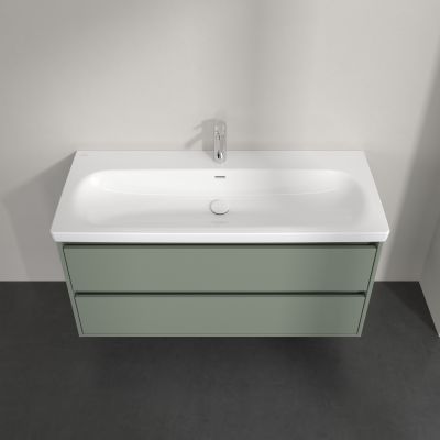 Villeroy & Boch Skyla szafka 117,2x43,9x59,6 cm podumywalkowa wisząca Soft Green C80000AF