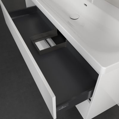 Villeroy & Boch Skyla szafka 117,2x43,9x59,6 cm podumywalkowa wisząca Brilliant White C80000VE