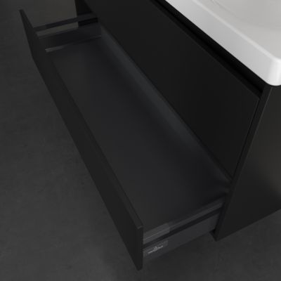 Villeroy & Boch Skyla szafka 117,2x43,9x59,6 cm podumywalkowa wisząca Volcano Black C80000VL