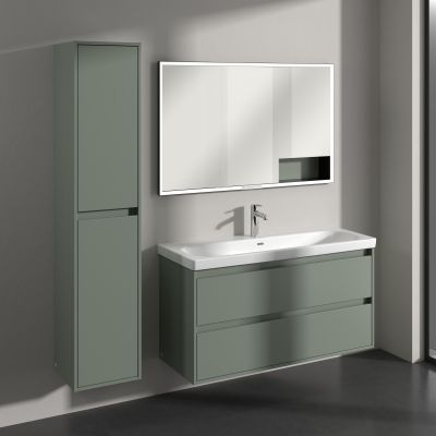 Villeroy & Boch Skyla szafka 35x34,8x170 cm boczna wisząca lewa Soft Green C80100AF