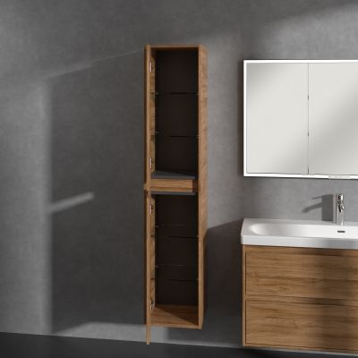 Villeroy & Boch Skyla szafka 35x34,8x170 cm boczna wisząca lewa Oak Kansas C80100RH