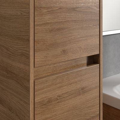 Villeroy & Boch Skyla szafka 35x34,8x170 cm boczna wisząca lewa Oak Kansas C80100RH