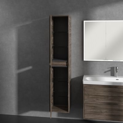 Villeroy & Boch Skyla szafka 35x34,8x170 cm boczna wisząca lewa Stone Oak C80100RK