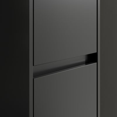 Villeroy & Boch Skyla szafka 35x34,8x170 cm boczna wisząca prawa Volcano Black C80101VL