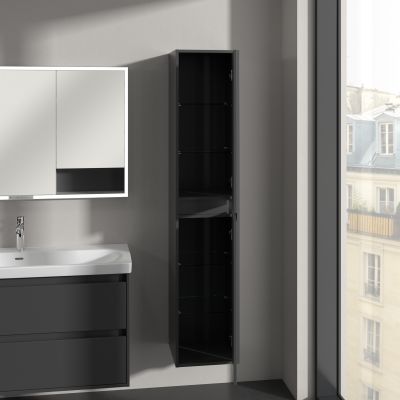 Villeroy & Boch Skyla szafka 35x34,8x170 cm boczna wisząca prawa Graphite C80101VR