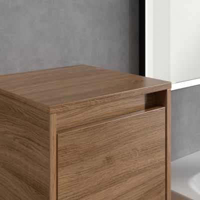 Villeroy & Boch Skyla szafka 35x34,9x100 cm boczna wisząca lewa Oak Kansas C80200RH