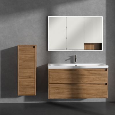 Villeroy & Boch Skyla szafka 35x34,9x100 cm boczna wisząca lewa Oak Kansas C80200RH
