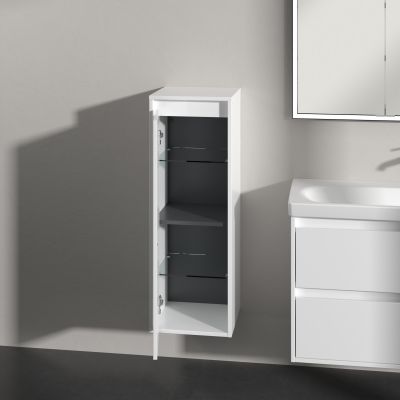 Villeroy & Boch Skyla szafka 35x34,9x100 cm boczna wisząca lewa Brilliant White C80200VE