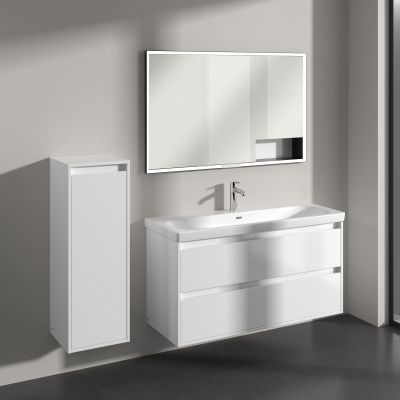 Villeroy & Boch Skyla szafka 35x34,9x100 cm boczna wisząca lewa Brilliant White C80200VE