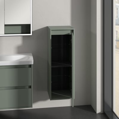 Villeroy & Boch Skyla szafka 35x34,9x100 cm boczna wisząca prawa Soft Green C80201AF