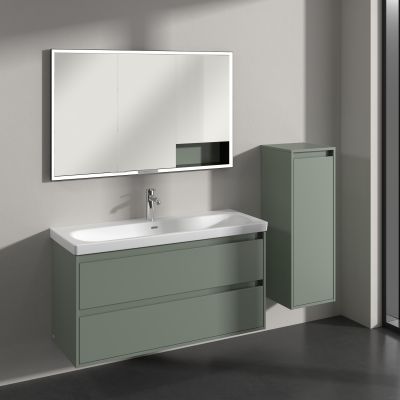 Villeroy & Boch Skyla szafka 35x34,9x100 cm boczna wisząca prawa Soft Green C80201AF