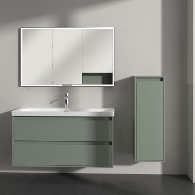 Villeroy & Boch Skyla szafka 35x34,9x100 cm boczna wisząca prawa Soft Green C80201AF