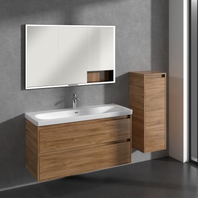 Villeroy & Boch Skyla szafka 35x34,9x100 cm boczna wisząca prawa Oak Kansas C80201RH